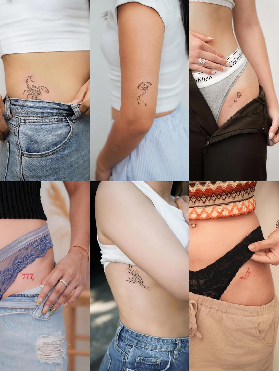 Minimalist micro tattoo